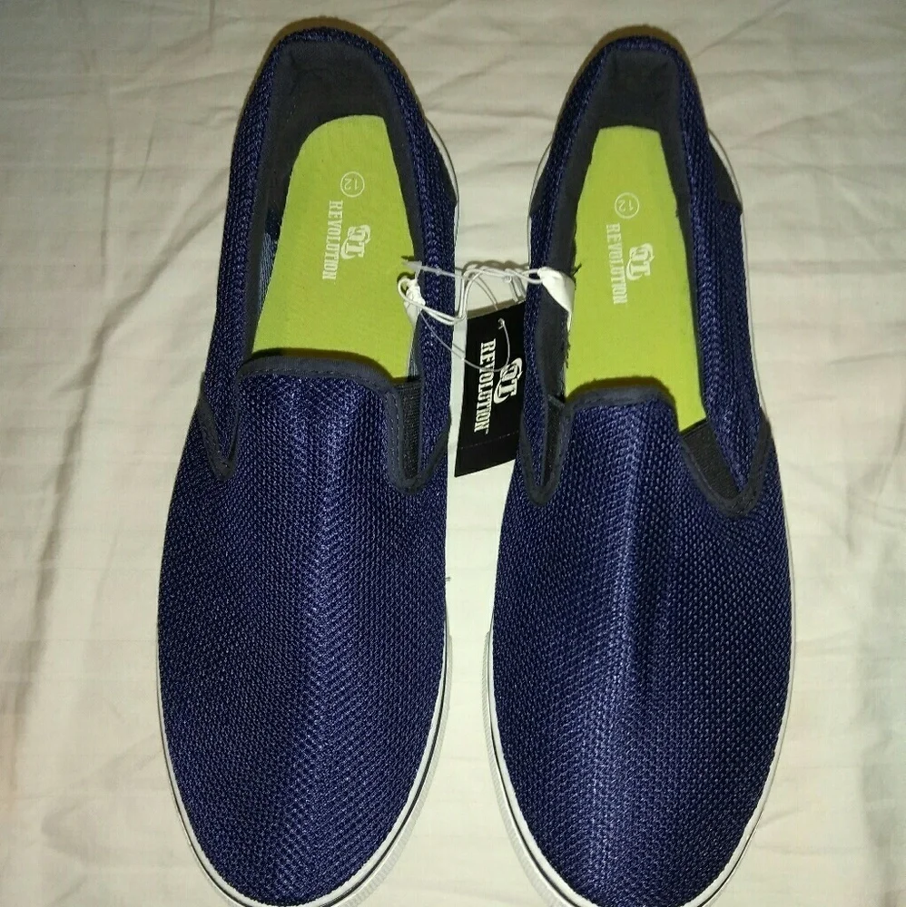 Brand New Mens navy blue shoes